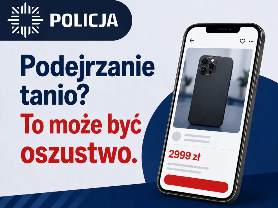 18-year-old from Łask county loses money through fake phone auction link