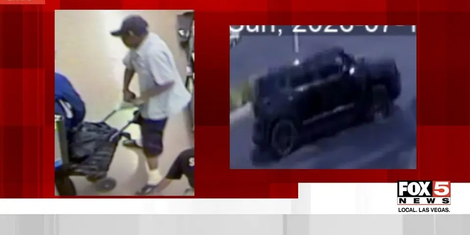 Las Vegas store robbery suspect hit security guard with bananas before fleeing