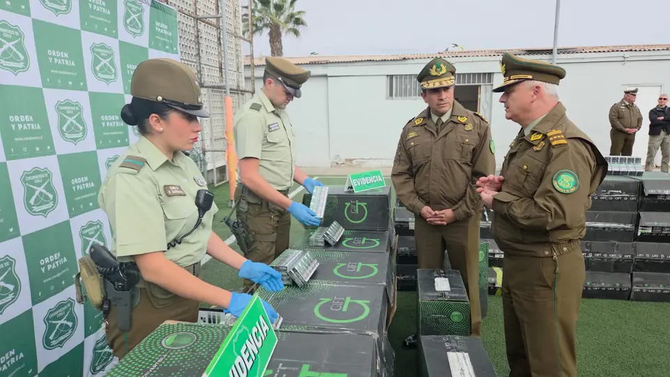 Antofagasta leads drug seizures in Chile with over 26 tonnes in first half of 2026