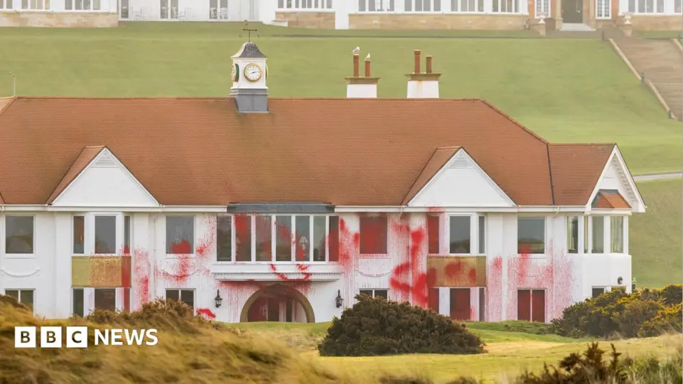 Seven charged over Trump Turnberry vandalism face 'terrorist connection' allegation
