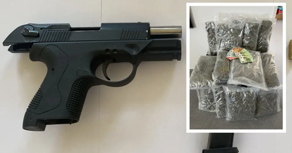 Drogenrazzia in Wien-Simmering: 13 kg Marihuana, Kokain und geladene Pistole sichergestellt