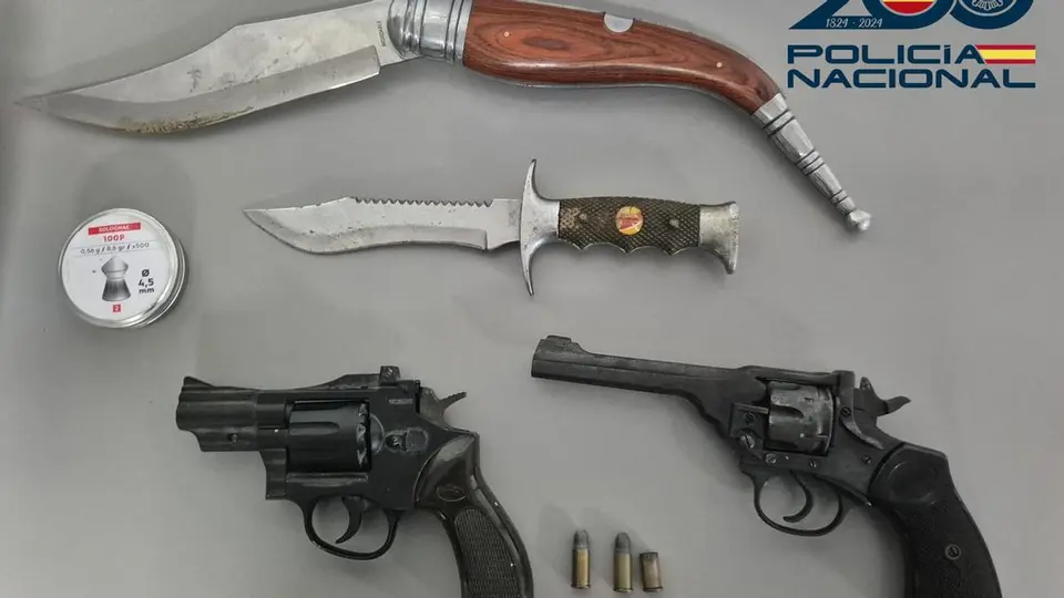 Man arrested in Palma for brandishing revolver from car and making death threats