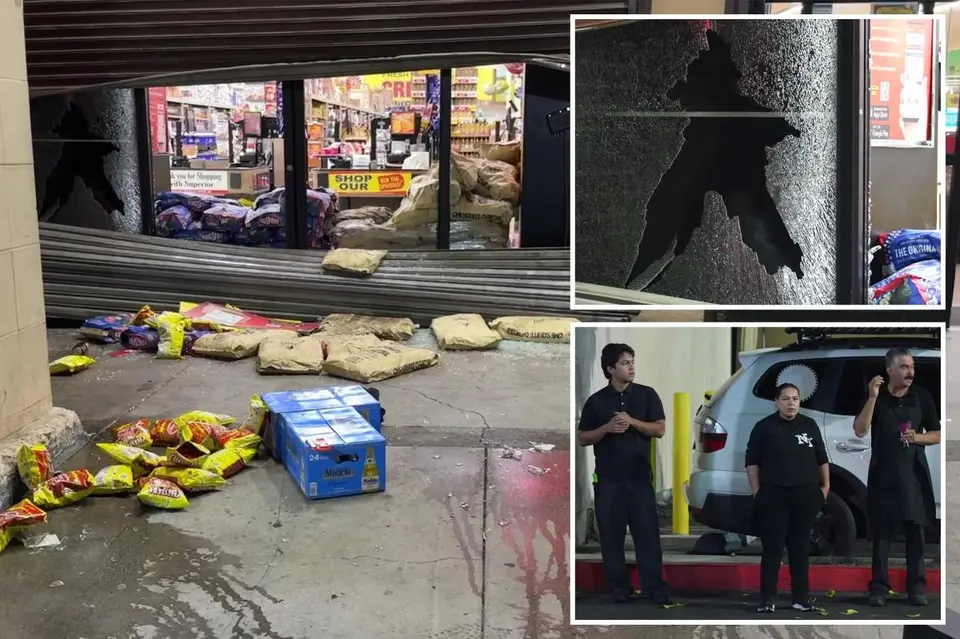 Mob of 20 Loots Superior Grocers in South LA During Street Takeover