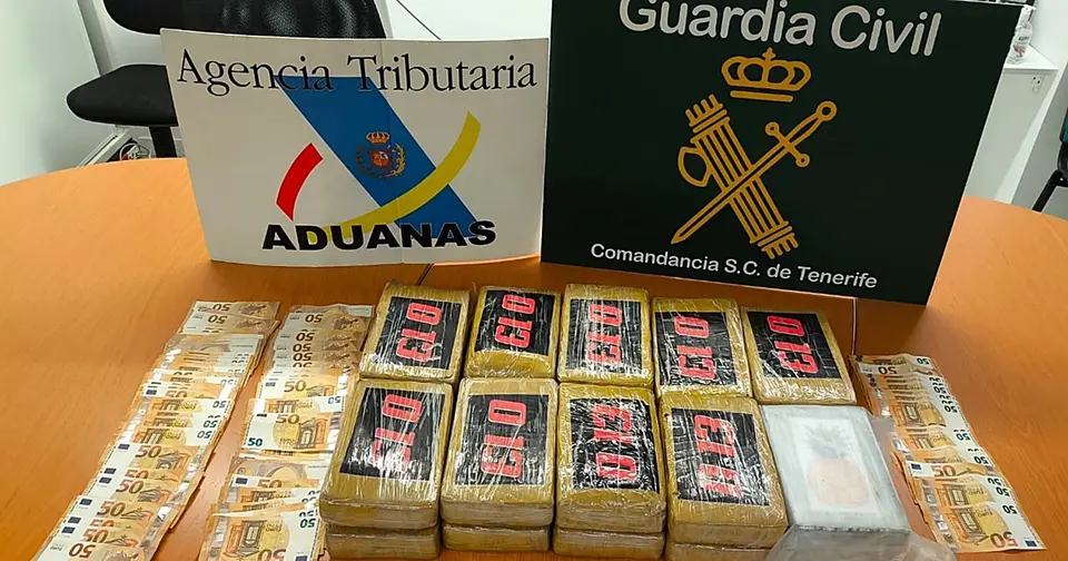 Incautados 22 kilos de cocaína en un coche en el puerto de Santa Cruz de Tenerife