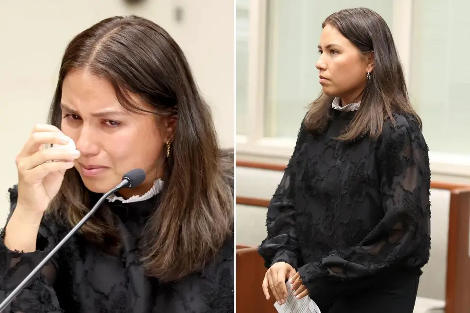 California teacher sentenced for sex abuse of 14-year-old student breaks down in court