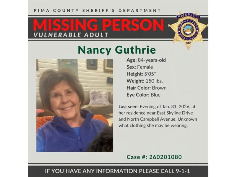 California Man Gets 5 Years Probation for Fake Ransom Texts in Nancy Guthrie Case
