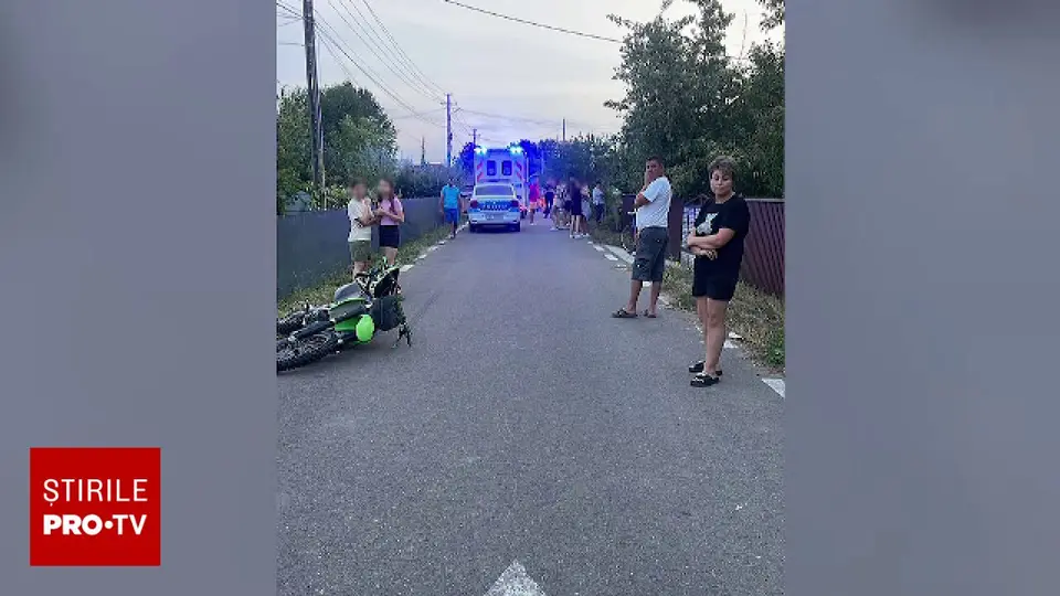 Adolescent de 15 ani, arestat la domiciliu după ce a ucis un copil de 5 ani cu motocicleta în Suceava