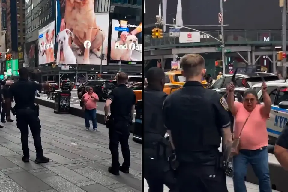 Ataque con cuchillo en Times Square: policía abate a la agresora tras apuñalar a dos personas