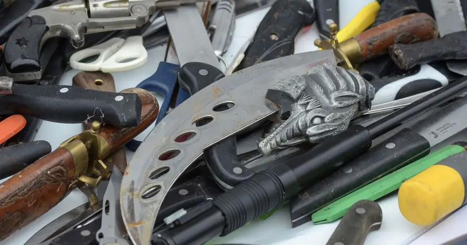 Over 500 weapons seized in UK-wide crackdown on zombie knives and machetes