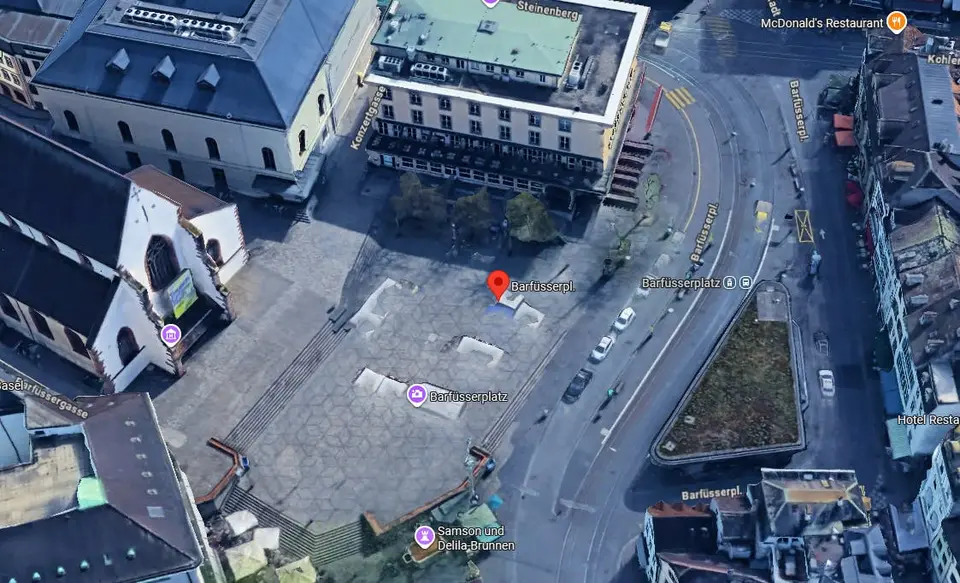 Messerangriff am Barfüsserplatz Basel: 23-Jähriger Spanier festgenommen