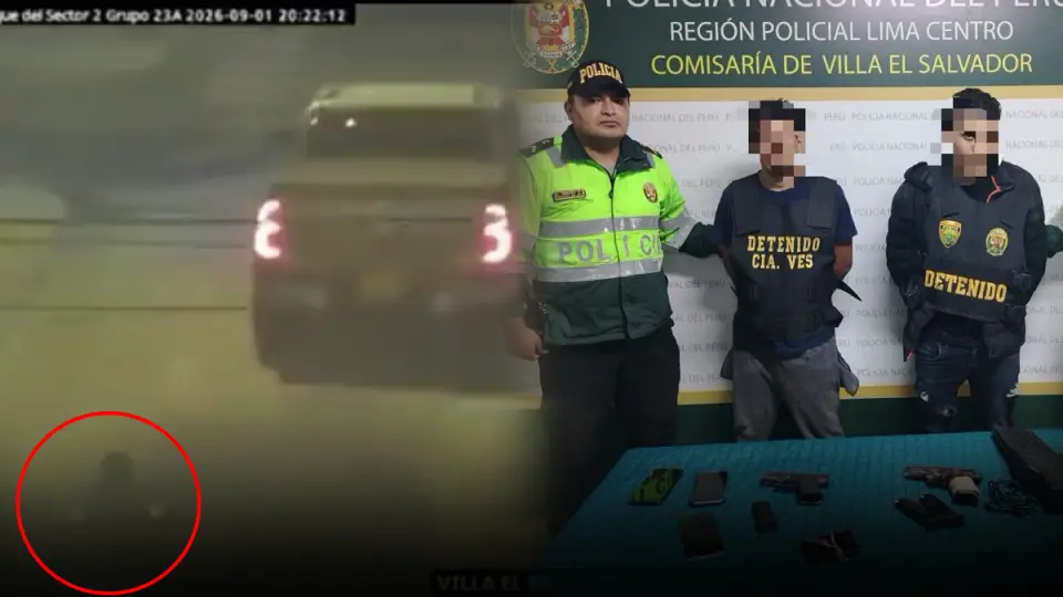 Robo en 40 segundos: delincuentes arrebatan camioneta y arma a suboficial PNP en Villa El Salvador