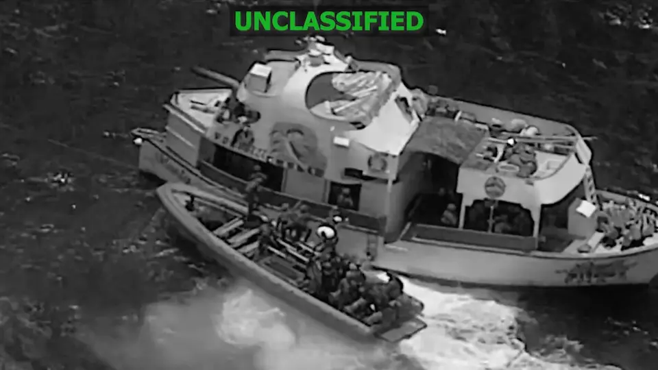 Two Ecuadorian fishing vessels sunk and 39 crew members detained by US linked to Los Choneros