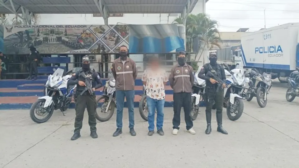 Prófugo por tráfico de armas capturado en Guayaquil tras cinco años escondido