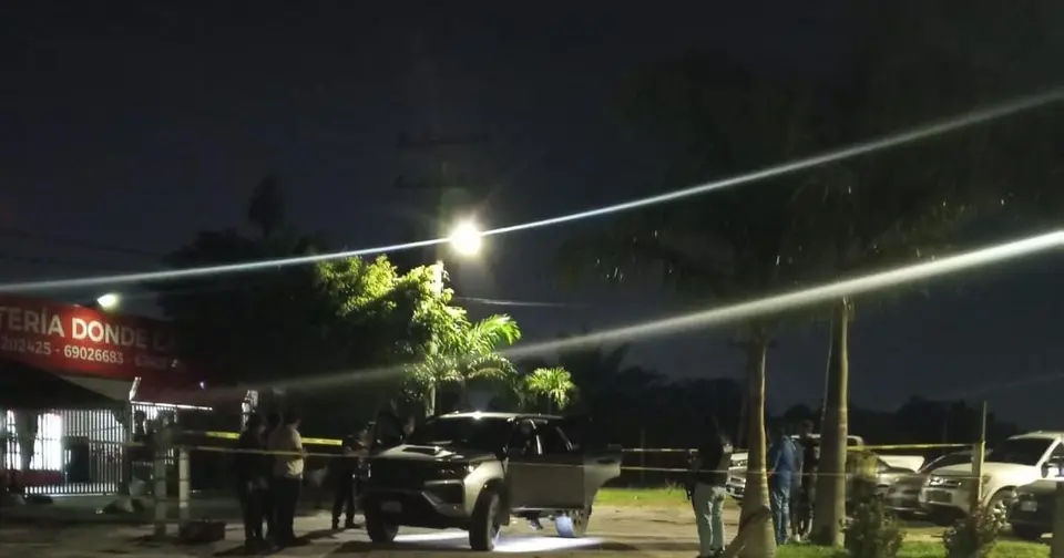 Murder in Urubó investigated as settling of scores: five suspects in two vehicles