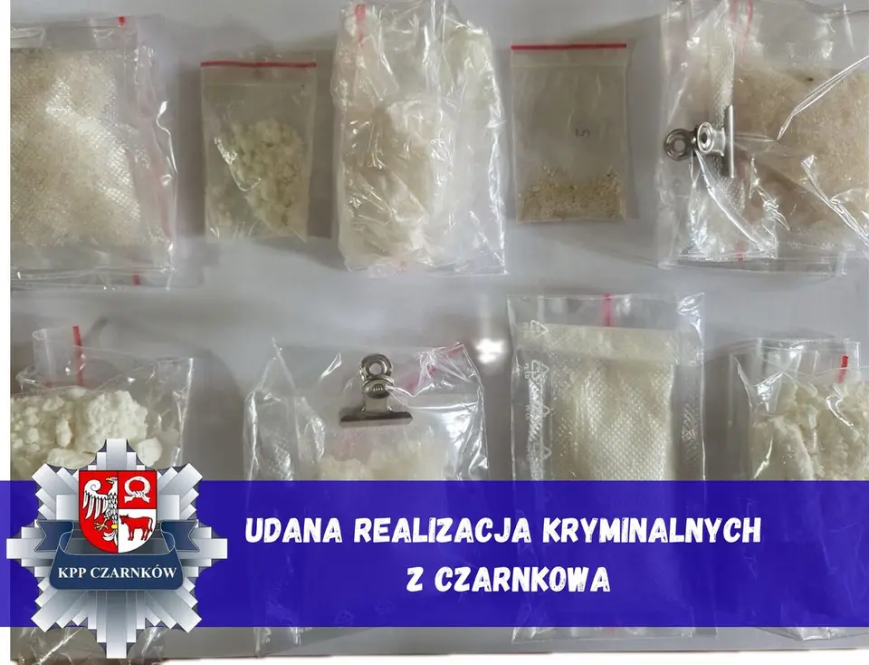 Czarnków: blisko 343 gramy narkotyków przejęte, jedna osoba w rękach policji