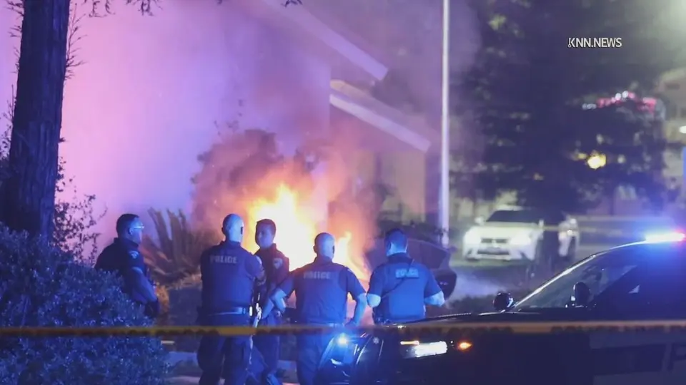 Pedestrian fatally struck in Bakersfield police pursuit, two men arrested