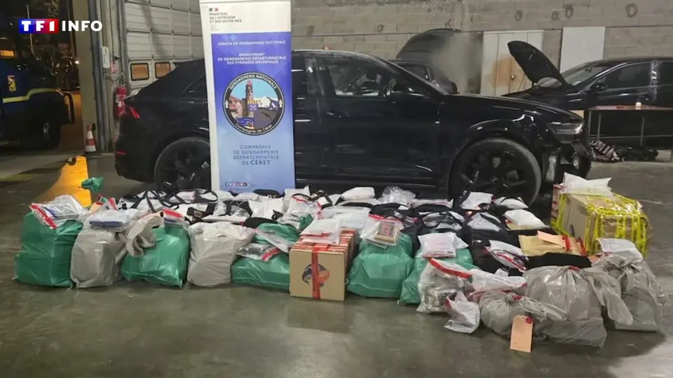 Saisie de 930 kg de cocaïne dans les Pyrénées-Orientales après une course-poursuite