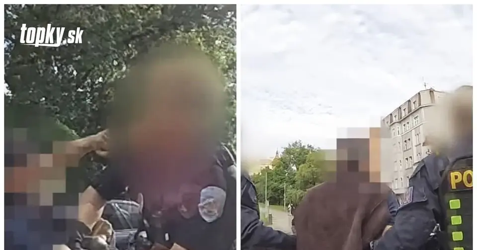 Bezdomovec v Praze napadl strážníka pásem, policisté použili donucovací prostředky