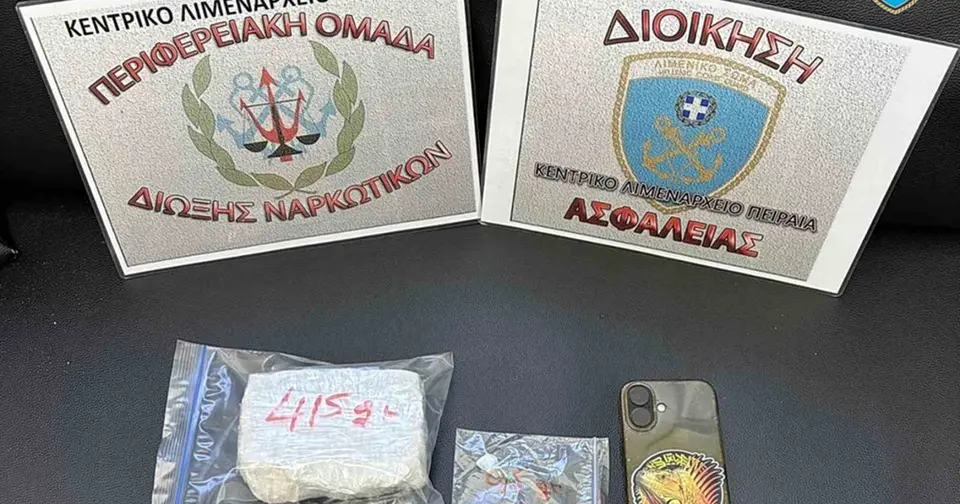 Coast Guard dog finds 415g of cocaine on ship in Piraeus