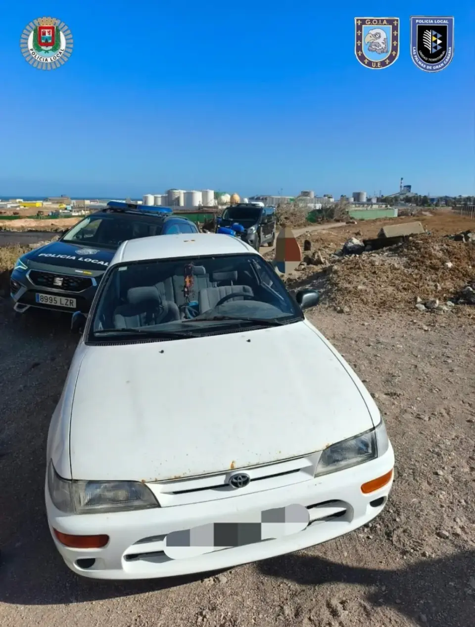 Conductor huye de control policial en Las Palmas y es detenido en Telde tras persecución