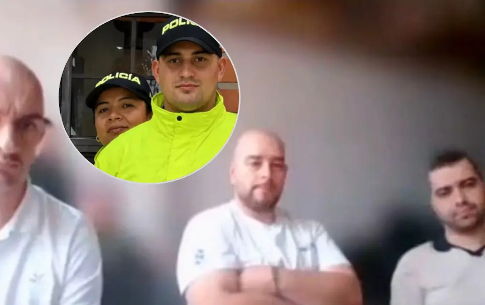 Active police officer and two civilians remanded in custody for double murder of agents in Medellín