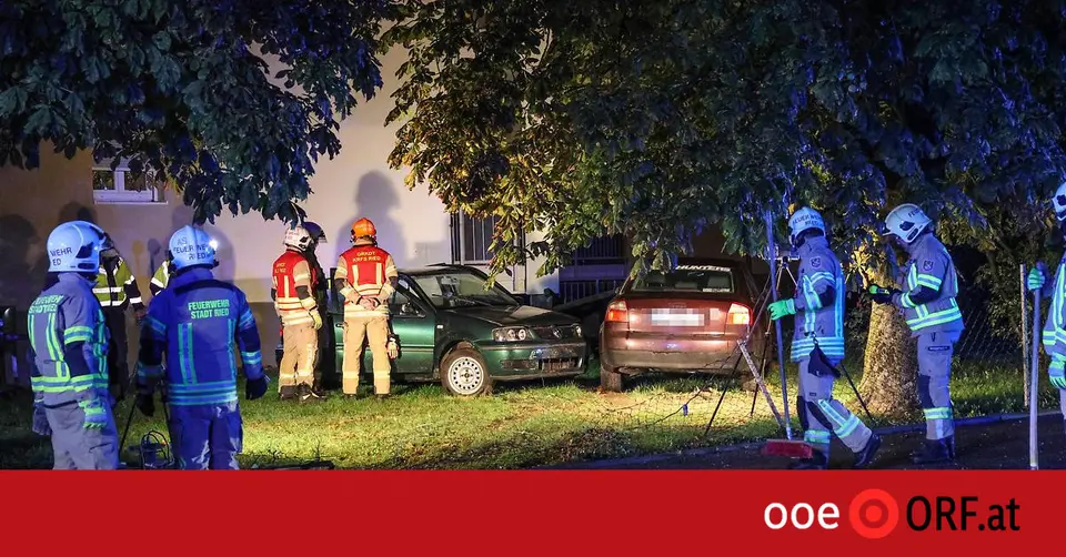 15-Jähriger flüchtet vor Polizei in Ried – schwerer Unfall nach Drogenfahrt
