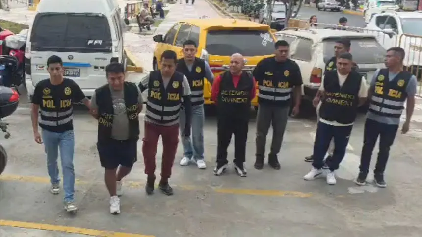 Tres detenidos por extorsionar a colectiveros en Comas, Lima Norte