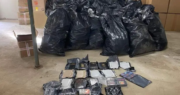 RCMP seizes over 2,000 lbs. of cannabis from B.C. man on Saskatchewan highway