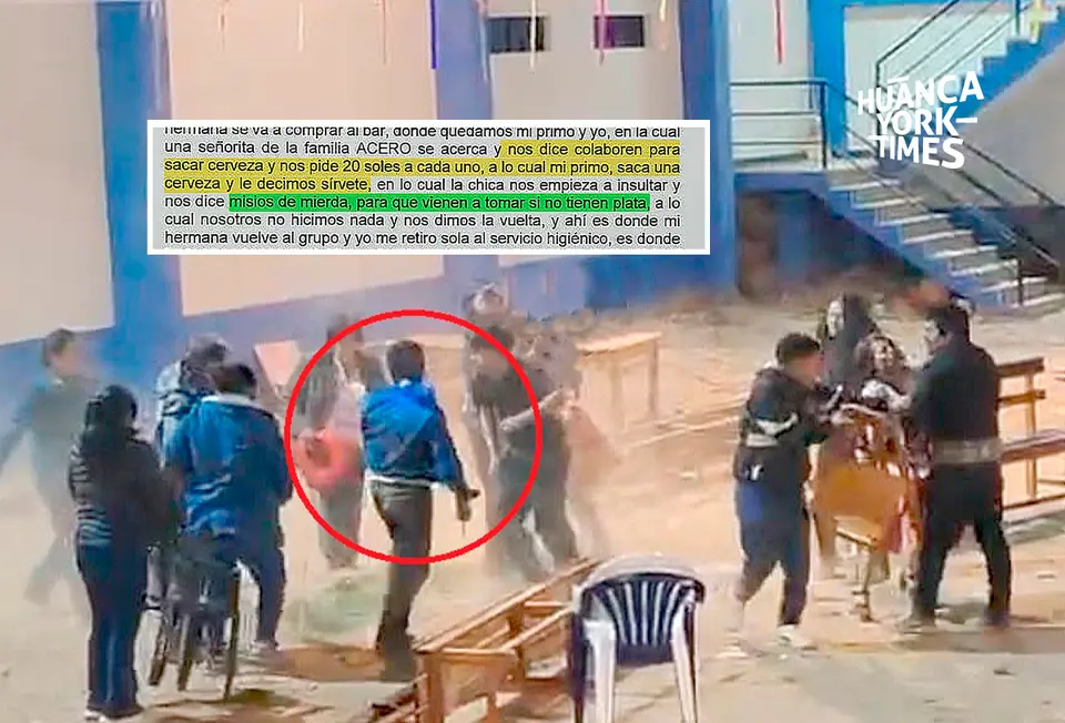 Fight at Santiago celebration in Jauja leaves eight injured and one detained