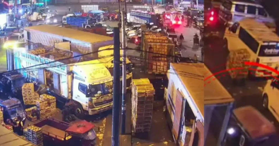 Parqueador asesinado a balazos frente al Mercado Mayorista de Frutas en La Victoria