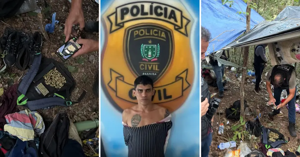 Suspect in 11 homicides arrested disguised as woman with child in Paraíba