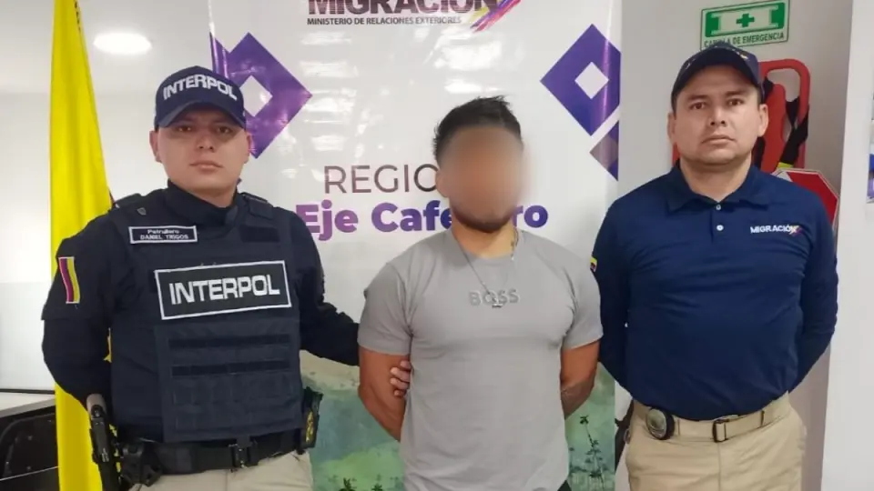 Peruvian sought by Interpol arrested in Armenia, Quindío, for alleged sexual violence