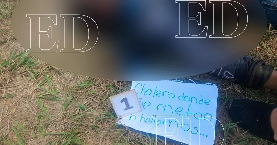 Hombre asesinado a balazos en Riberalta con mensaje amenazante de sicarios
