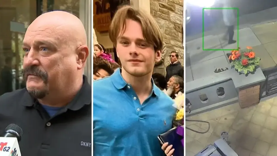 Father confronts parents accused of helping teen flee after Penn State student's murder