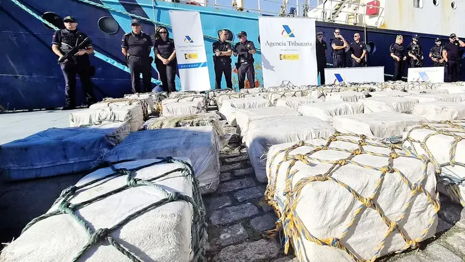 Uruguayo detenido con 2.500 kg de cocaína en velero interceptado frente a España