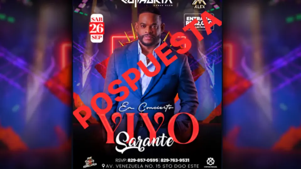Yiyo Sarante pospone concierto en Santo Domingo tras asesinato de su cuñada Zeneida