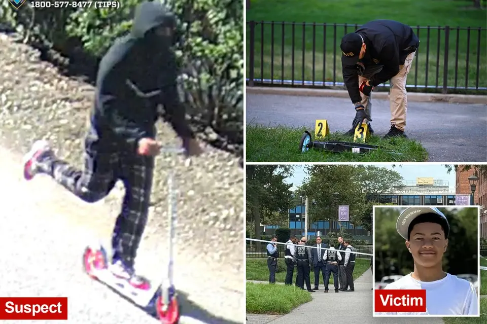 NYPD releases photo of masked scooter shooter who killed 14-year-old in Queens