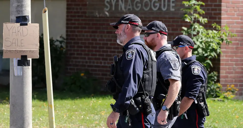 Belleville officer shot outside synagogue: wife vows 'we will fight with him'