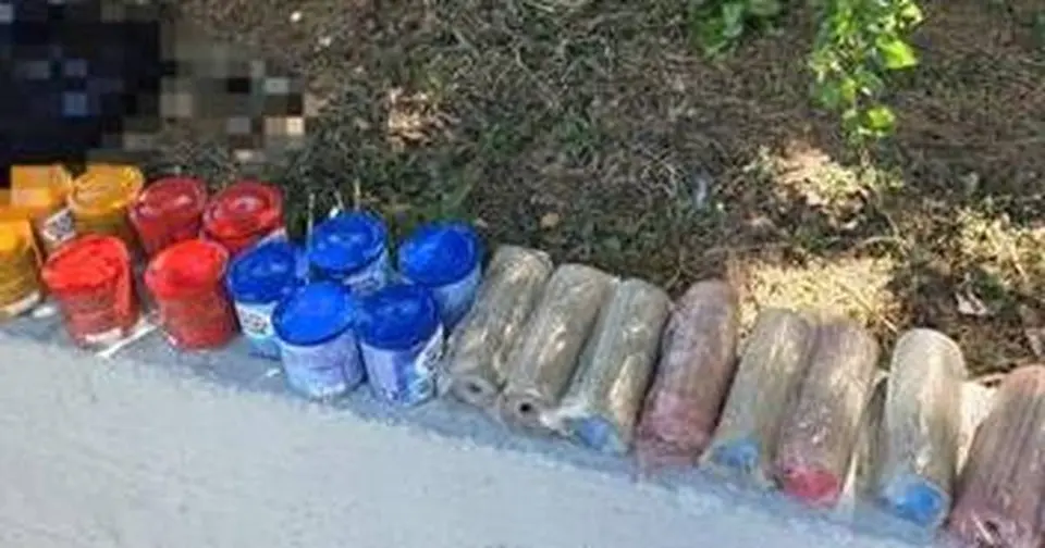 Arsenal of dangerous pyrotechnic devices discovered hidden in vegetation near school in Split