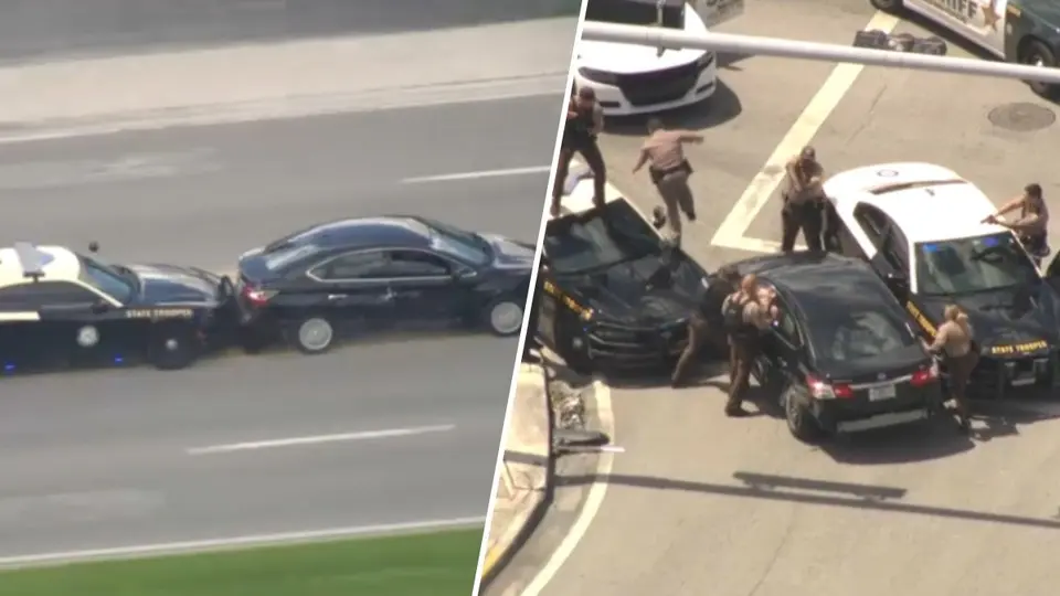 Carjacking suspect caught after police chase in Miami-Dade, crash ends pursuit