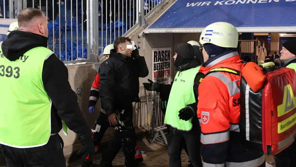 Polizei startet Fahndung nach Krawall beim Magdeburg-Dresden-Spiel