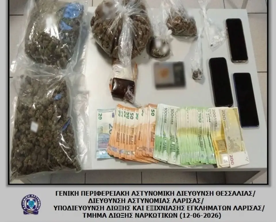 Larissa: Two arrested after falling into Police Security sting with cannabis package