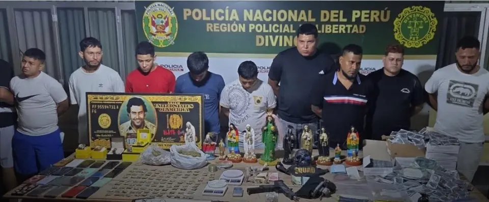 Nueve ecuatorianos de Los Tiguerones Trux detenidos en Trujillo con apoyo del FBI