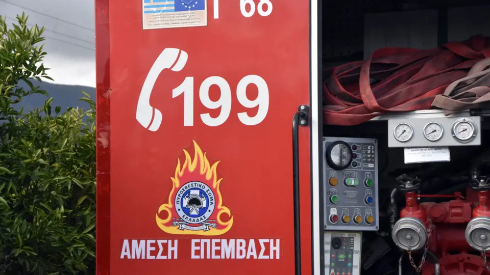Arrest for causing fire through negligence in Euboea