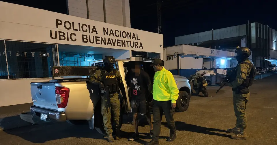 Police capture alias 'Pineda', leader of Los Shottas gang in Buenaventura for cocaine trafficking