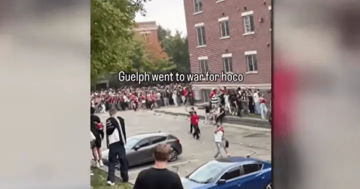 Guelph homecoming party turns violent: police tactical unit deployed, injuries reported