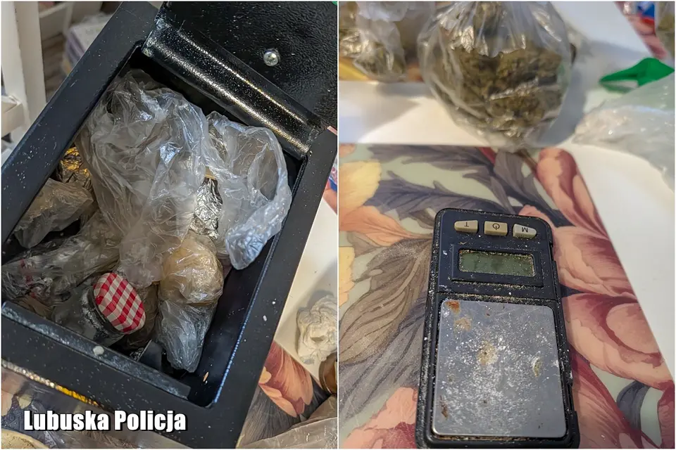 Świebodzin: policja zatrzymała 35-latka z 2,7 kg narkotyków