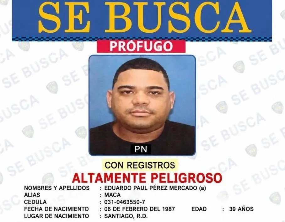 Seven fugitives sought in Santiago for homicides and attempted homicides