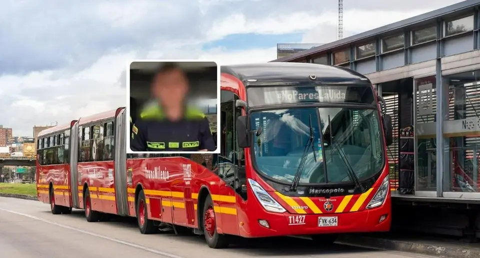 Falso policía capturado en Transmilenio se hacía pasar por teniente en Bogotá