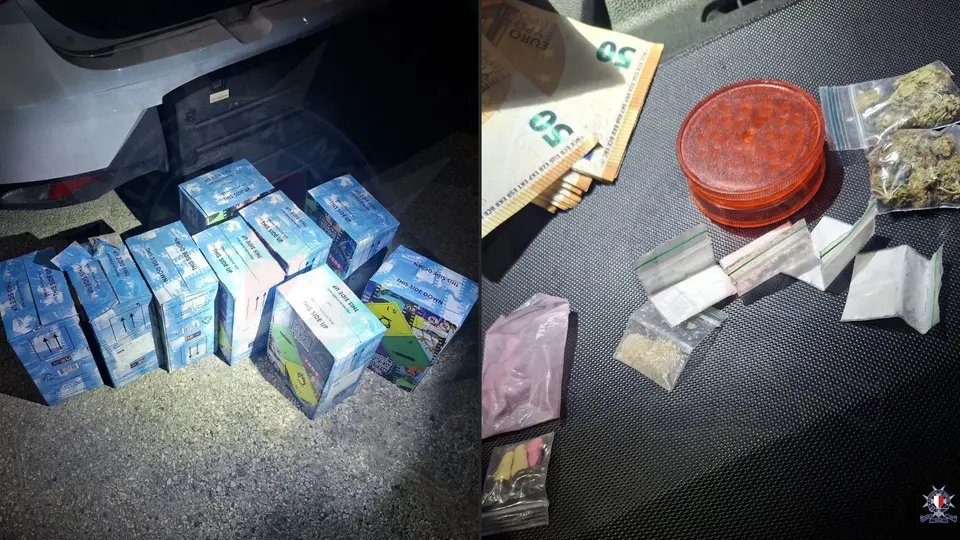 Cocaine, cannabis and laughing gas seized at Malta Airport after tip-off